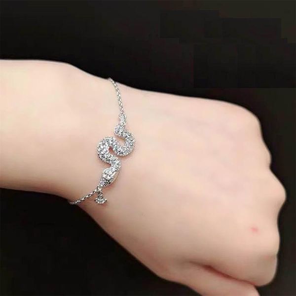 

charm bracelets zircon punk long cz snake bracelet copper plated platinum hiphop bangles for women vintage animal brincos female fashion jew, Golden;silver