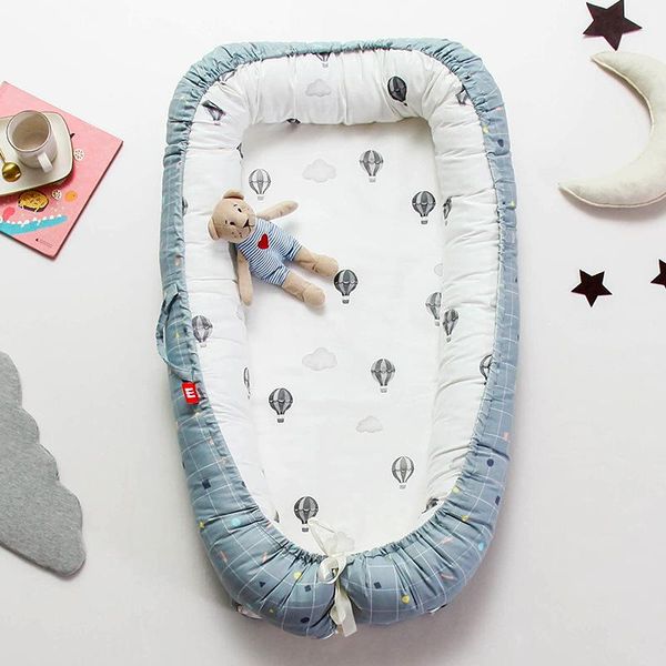 

baby cribs portable bionic bed toddler cotton cradle bassinet bumper foldable sleeper babynest for born