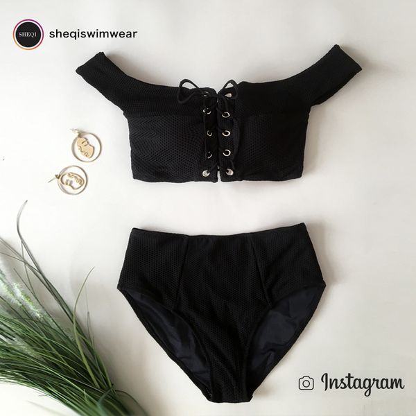 

suit bathing style bikini, Black;white