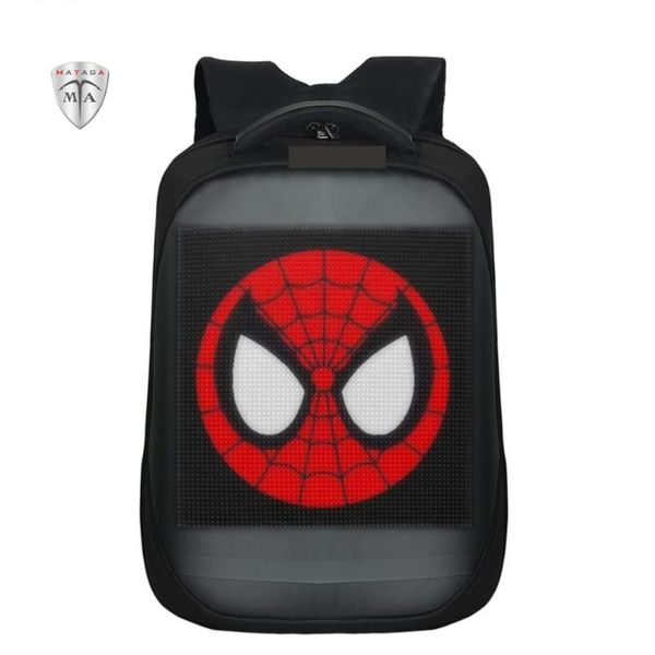 

backpack mta intelligence billboard ad wifi led bag