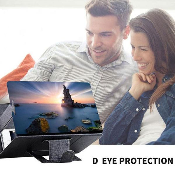 

cell phone mounts & holders mobile holder screen magnifier 3d enlarger magnifying video projector bracket deskstand for