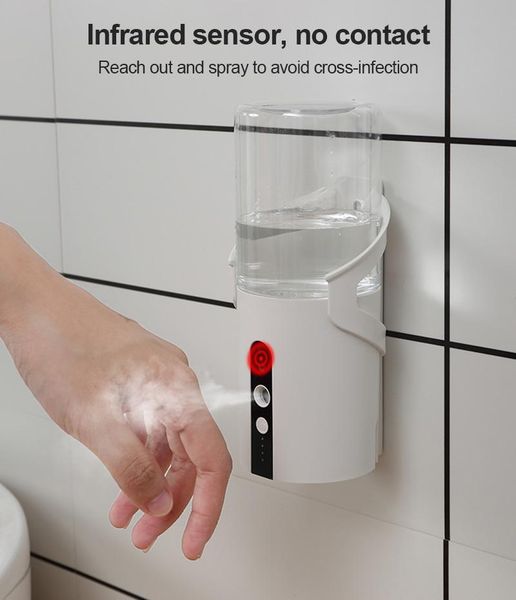 

smart home control touchless handsir sensor hand wash intelligent induction spray sterilizer automatic soap dispenser alcohol
