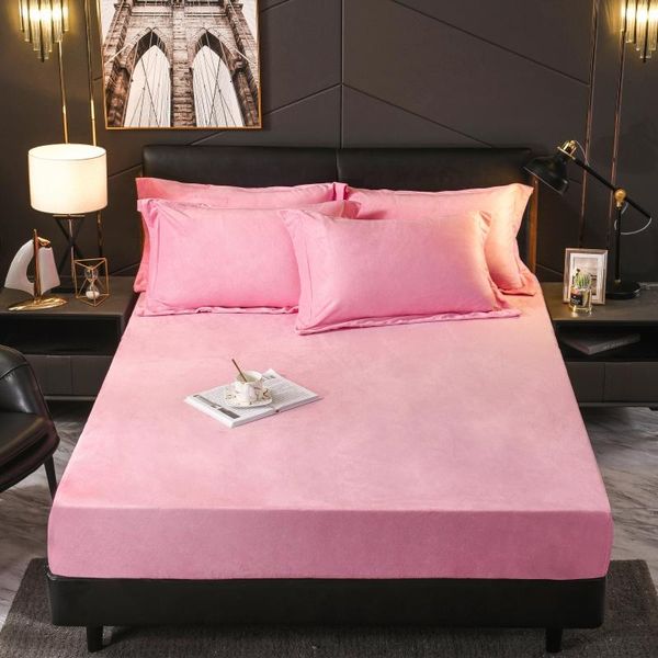

sheets & sets bed cover mattress pad linen sheet with elastic band 160*200 bedspreads for beds linens adjustable fitted