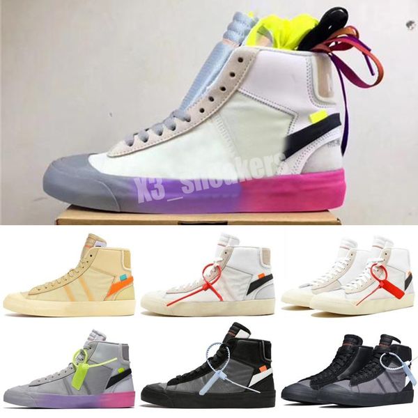 

2022 mens women running shoes mid 2.0 spooky grim reepers all hallows eve white serena williams rainbow womens casual off blazers blz 36-46