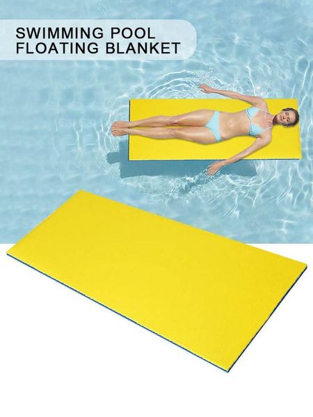 

inflatable floats & tubes swimming pool floating blanket square smooth water summer entertainment bed soft mat lightweight cushion