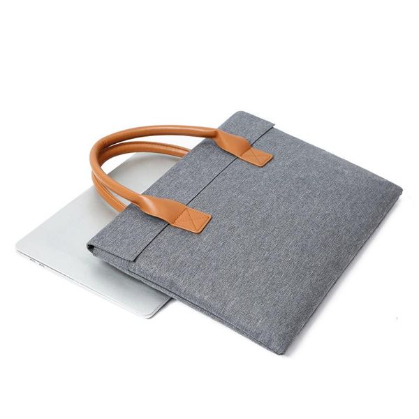 

briefcases 14 15 16 inch laphand bag waterproof notebook case sleeve high capacity light men's women briefcase for computer k064