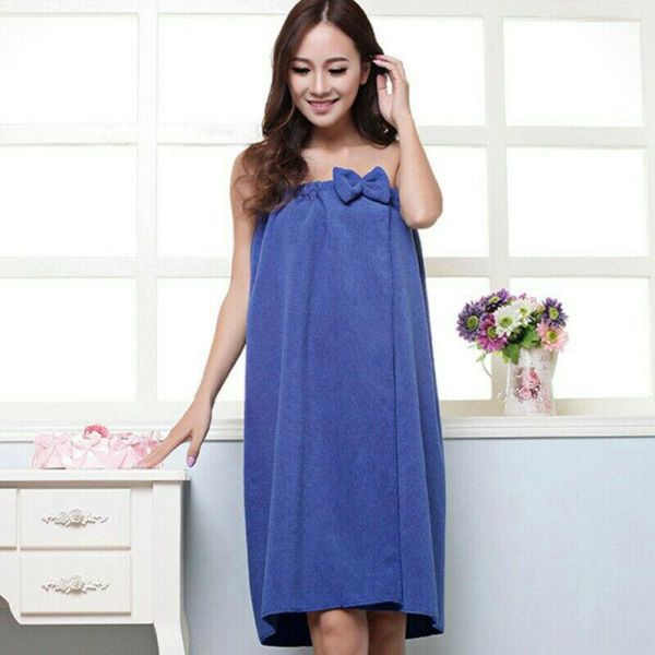 

towel faroot women microfiber body wrap bath shower spa robe 140*75cm