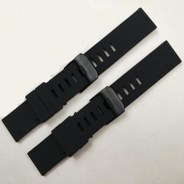 

watch bands accessories silicone strap for 8830 series 8831 scale 8832 compass rubber men's band, Black;brown
