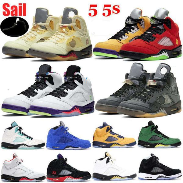 

5 5s sail what the alternate bel basketball shoes fire red si er tongue se oregon michigan running sneakers mens sport trainer, Black