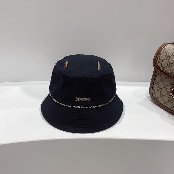 

paris mini horn personality small chain women's fisherman's hat, Yellow