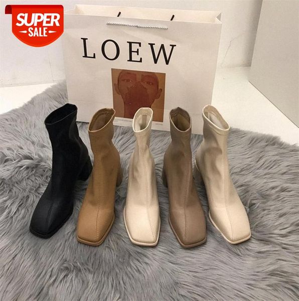 

women's boots, single thick heel high square toe net celebrity knight boots children #5j9q