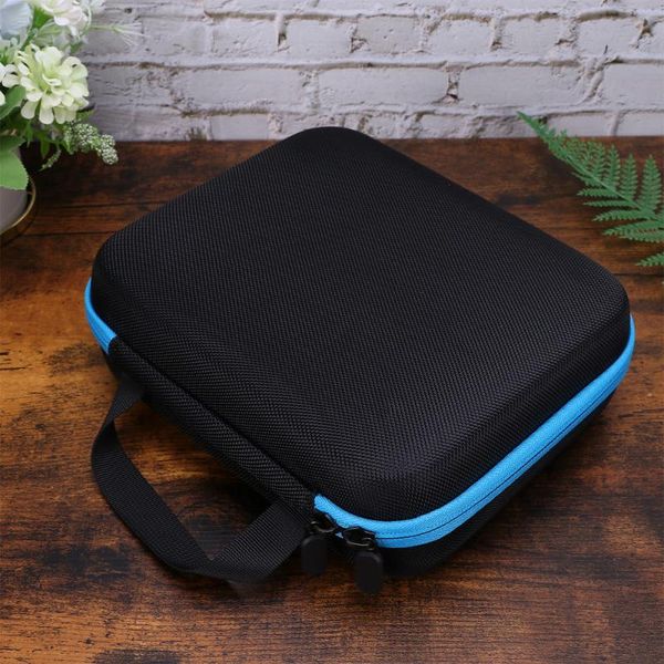 

storage bottles & jars 1pc essential oil holder shockproof eva bag 30 slots bottle case makeup accessory for travel home blue