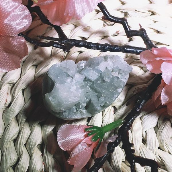 

blue rutilated quartz ship decorative objects & figurines