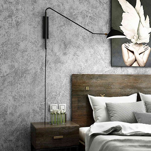 

nordic industrial style cement gray wallpaper modern simple solid color plain bedroom light clothing store