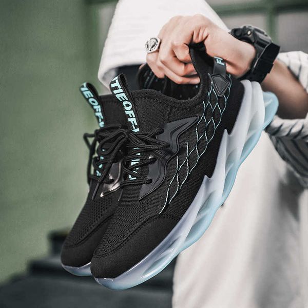 

2021 autumn sports shoes men's outdoor simple running flat bottom breathable personalized men