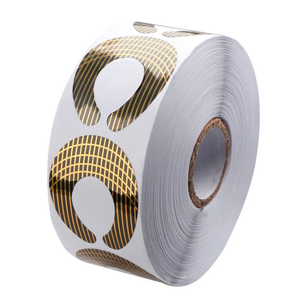 

supplies c-shaped paper tray golden potherapy nail 500 pieces in a roll