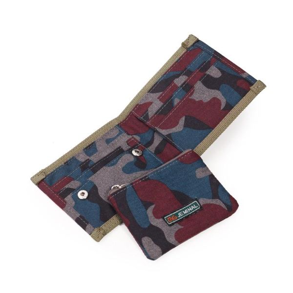 

wallets fashion tactical wallet military bag canvas card pack s holder portable multicolor for men, Red;black
