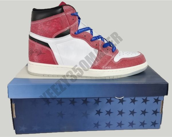 

2021 high basketball shoes e out 1 1s trophy room blue laces chicago crystal bottom red white jumpman designer with box og men athletic snea