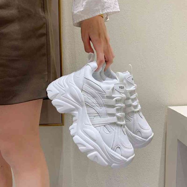 

dress shoes pop chunky shoes vulcanized woman high spring platform femme tie up white tennis basket womenpf7 mc6o, Black