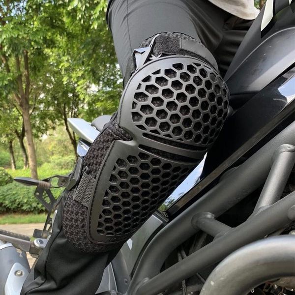 

motorcycle armor knee shin protectors moto cross enduro pads summer breathable lightweight protective gear