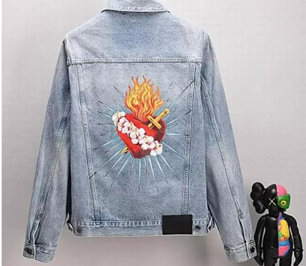 

men stylist outerwear jacket fashion mans women palmss denim jackets mens designers jacketes hip hop long sleeve couples streetwear hoodies, Black;brown