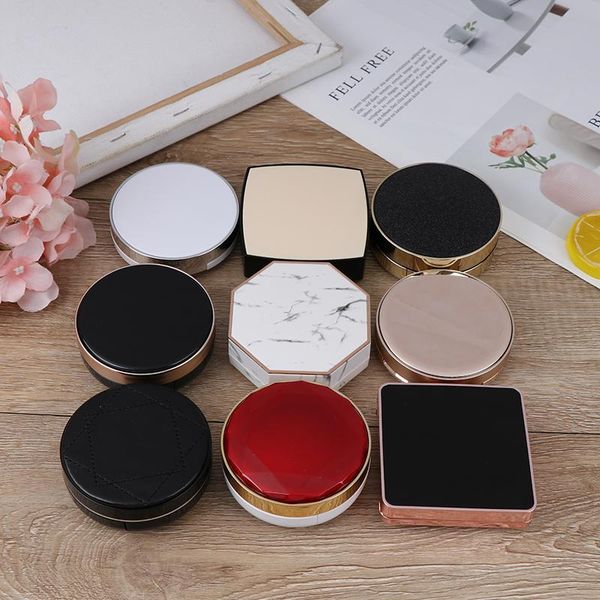 

storage bottles & jars 1pieces empty cc cream container air cushion puff box dressing case sponge mirror mutli-type to choose