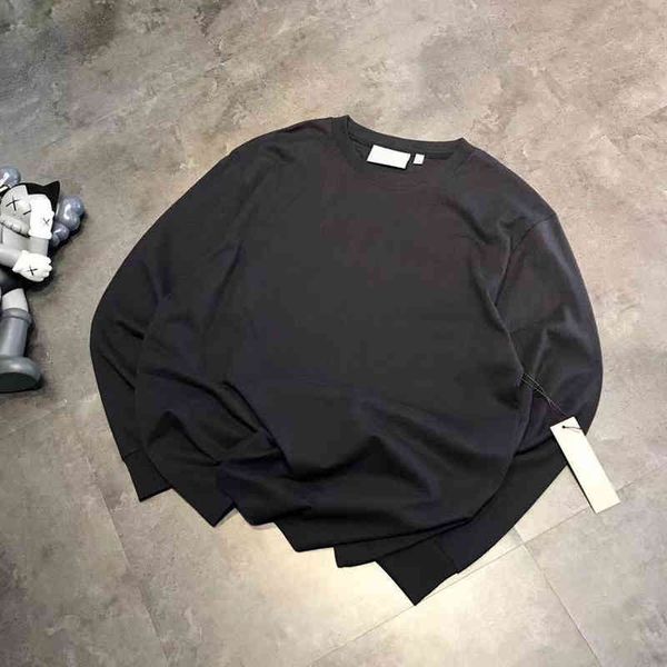 

2022 factory wholesale new autumn letter printing simple fresh terry loose and comfortable lovers reflective long, White