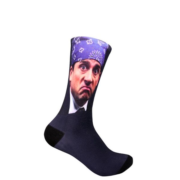 

men's socks putting prison mike put on the sock, Black
