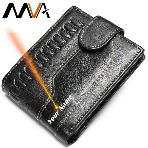 

wallets mva engraving mens small wallet men genuine leather man card holder alligator pattern hasp portomonee 7039, Red;black