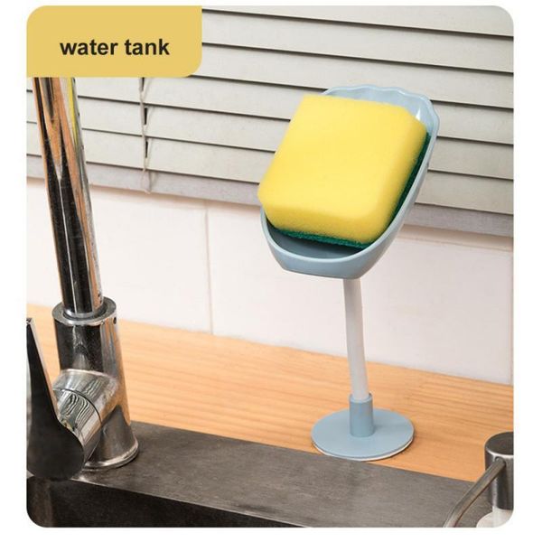 

soap dishes perforation-draining box wall-mounted rack kitchen storage shelf