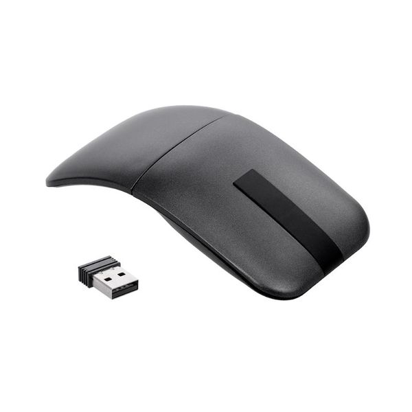 

wireless folding mouse ergonomic 2.4ghz 1000 dpi arc optical rotatable mice with wrist rest mousepad kit for pc laptop