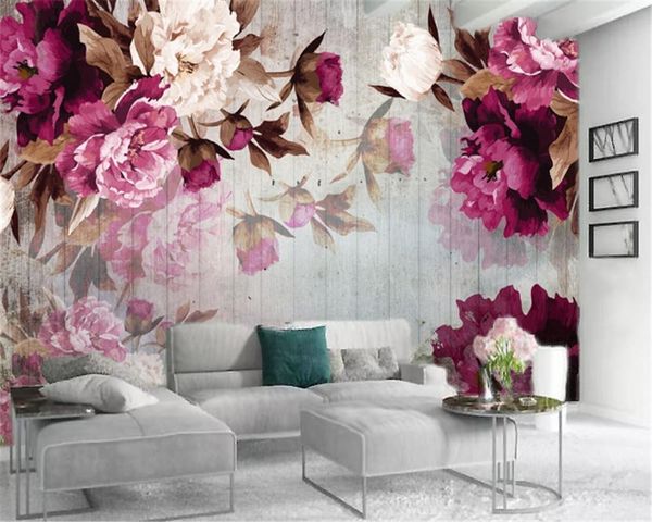

wallpapers 3d room wallpaper custom po european style delicate flowers living bedroom wallcovering hd