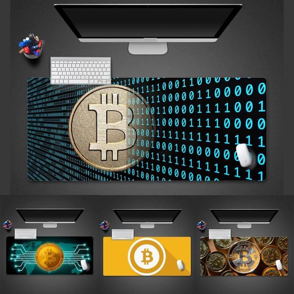 

mouse pads & wrist rests coins gamer play mats mousepad desk table protect game office work mat pad x xl non-slip lapcushion