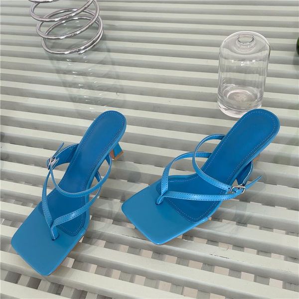 

high-heeled shoes lady ladies' slippers rubber flip flops luxury slides slipers women summer hawaiian designer thin 2021 fabric, Black