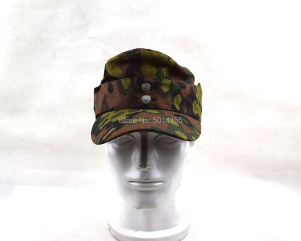 

outdoor hats wwii german oak spring leaf hat camo cap, Black;white