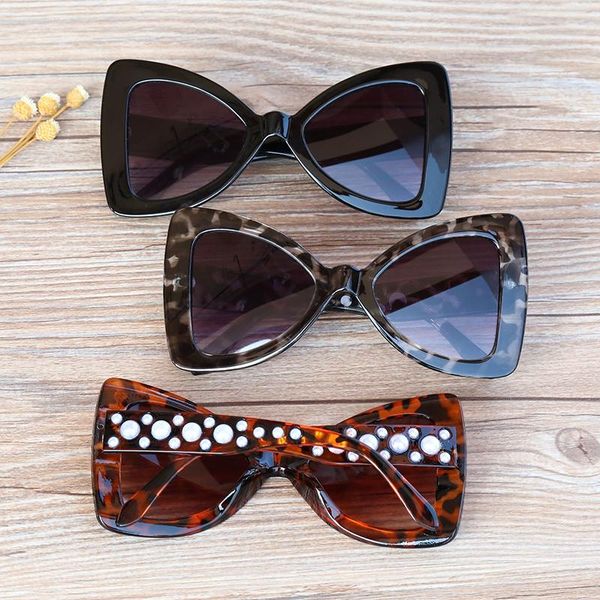

caps & hats retro kids triangle sunglasses uv400 protection leopard pearl tinted sun glasses for boys girls outdoor goggle shades eyewear, Yellow