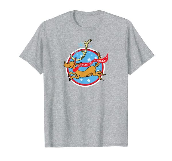 

dr. seuss max merry grinchmas t-shirt, White;black