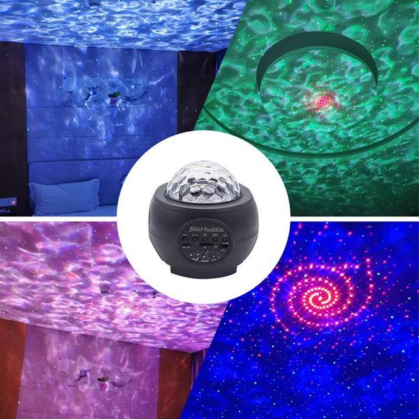 

spotlights 2 pieces led light music bluetooth nightlight rotating night lamp rechargeable usb sleeping