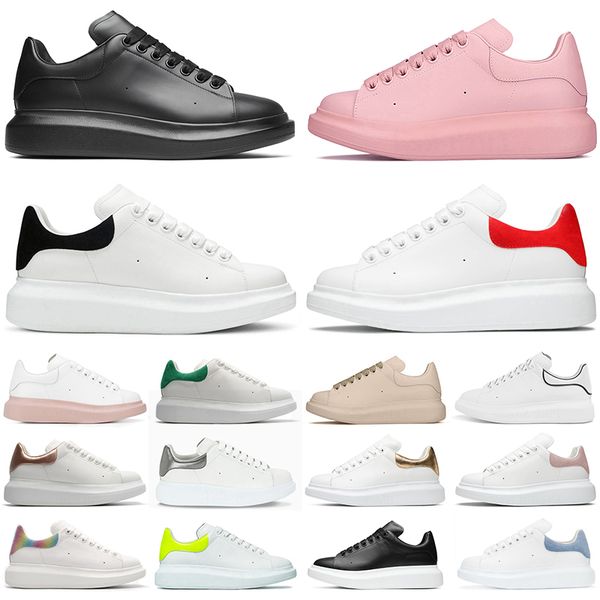 

2021 men women designer platform shoes triple black white pink suede leather lush red dream blue beige mens trainers casual shoe jogging wal
