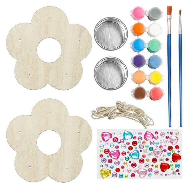

other bird supplies kids arts and crafts feeders for outside hanging 2-pack diy wooden paint kits boys girls age 3-5 4-8 8-12