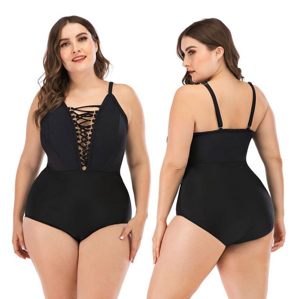 

underwire floral large plus size swimwear 2021 summer one piece monokini criss cross high neck swimsuit woman bath suit strappy two-piece su