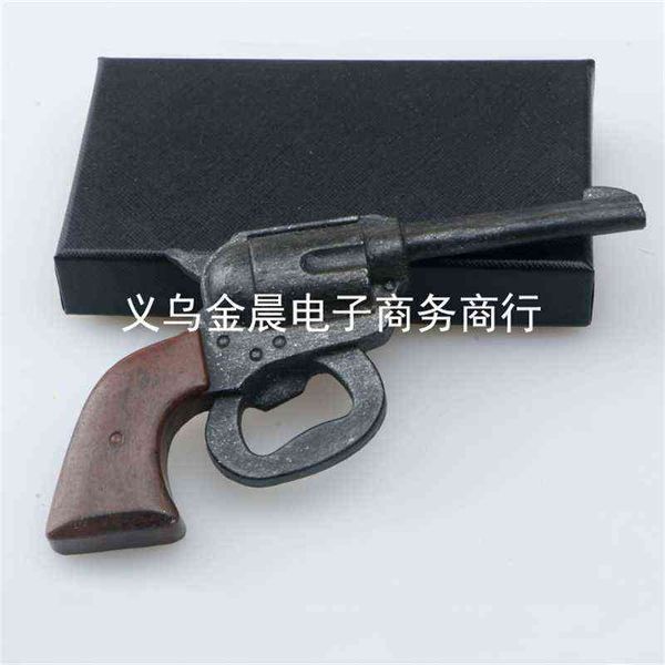 

of metal crafts production with round pistol model alloy ornaments