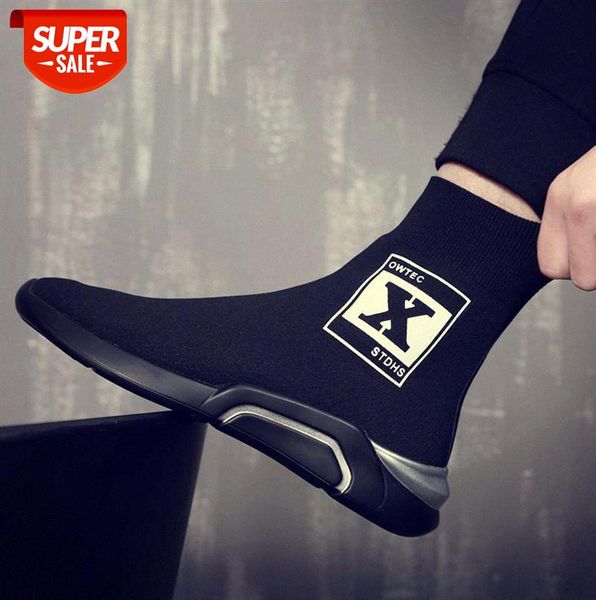 

men's shoes sports high-stretch socks korean version all-match board casual #zl8n