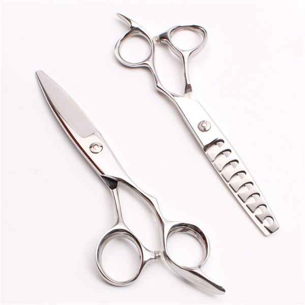 

hair scissors c9022 6" jp 440c customized logo professional human scissor hairdressing cutting shears thinning willow leaf shape