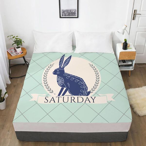 

sheets & sets luxury elastic fitted sheet bed with an band nordic mattress cover 150x200/160x200 for home saturday