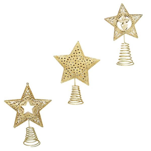 

christmas decorations 3pcs festive tree er star fashionable xmas adornment