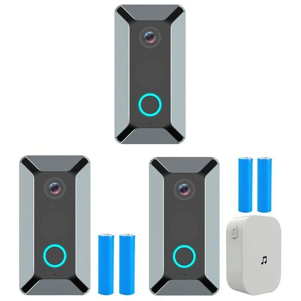 

doorbells v6 wifi doorbell smart wireless 720p video intercom camera cloud storage door bell cam waterproof night vision home security
