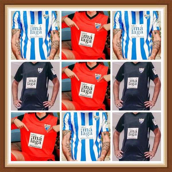 

21 22 soccer jerseys malaga home away third 2021 2022 k. bare casas juanpi adrian cf jairo juankar juande luis munoz rivas football s, Black;yellow