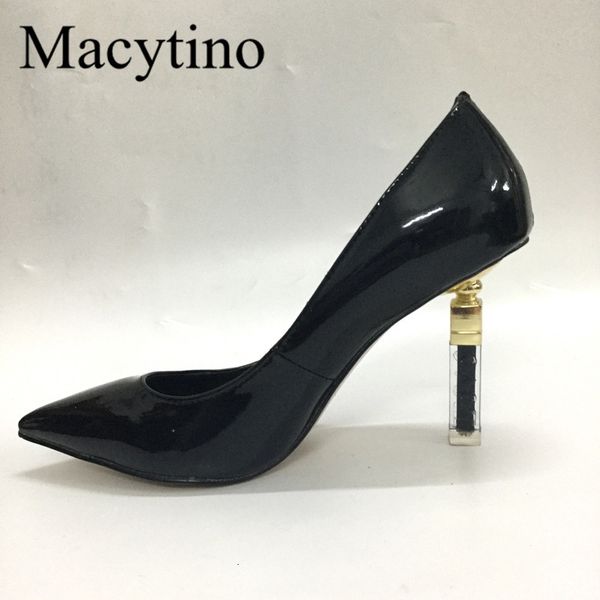 

dress shoes bling black lipstick heel women high heels pointed toe slip-on formal occasion o0gx