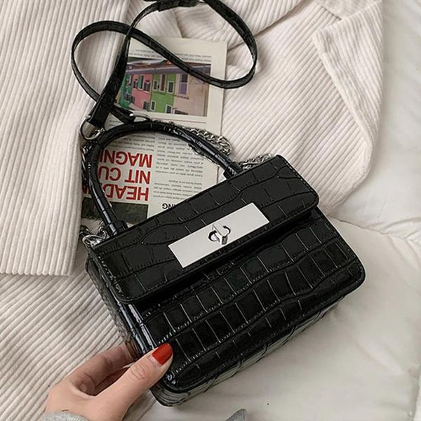 

tote bag 2021 spring high-quality pu leather women's designer handbag chain shoulder messenger cross body